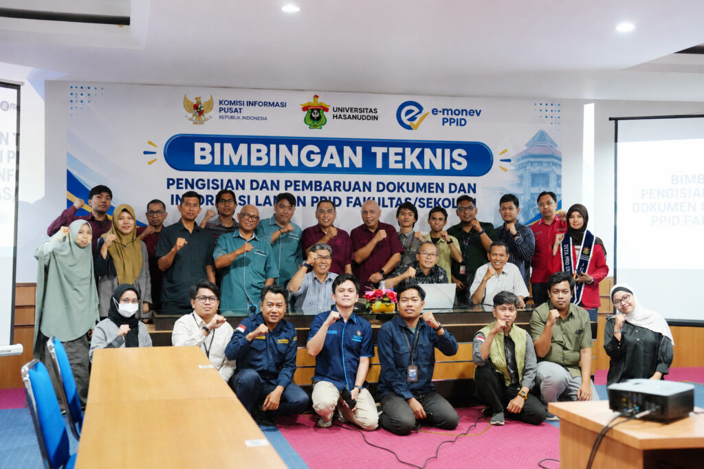 Unhas Perkuat Pengelolaan Informasi Publik melalui Bimbingan Teknis untuk Fakultas dan Sekolah Tahun 2026